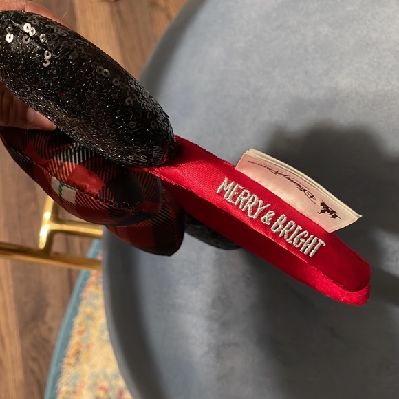 Disney Ears/headband, only worn once. Merry and Bright edition! - Picture 2 of 3